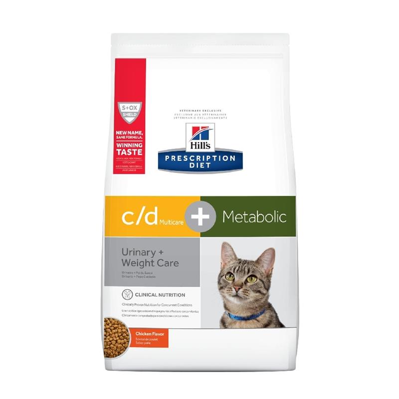 希爾斯Hill's《貓c/d+Metabolic》6.35LB、12LB全效+肥胖代謝,忠愛動物醫院