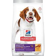 忠愛動物醫院,希爾思 Hill`s 成犬 敏感胃腸與皮膚 無穀配方 10.8KG