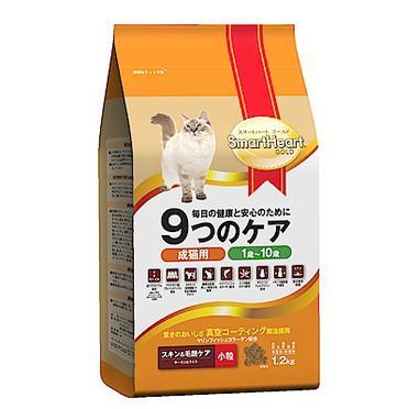 SmartHeart GOLD 慧心機能貓糧 - 毛髮亮麗配方(鮭魚+米) 1.2kg,忠愛動物醫院