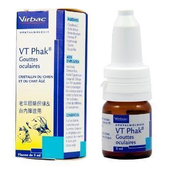 忠愛動物醫院,法國維克Virbac《水汪汪VT Phak 》犬貓專用眼睛營養補給液 5ml