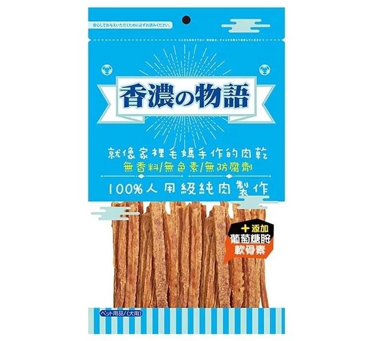 香濃物語SNACK《軟骨素雞肉切條DS-73》葡萄糖氨、軟骨素添加，美味一級棒，100%國產嚴選新鮮,忠愛動物醫院