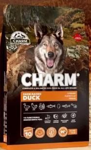 忠愛動物醫院,CHARM野性魅力犬<鮮鴨>超能精華 健胃護腸 強健防護 潤膚美毛 活力關節 340g 1kg